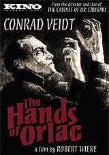 The Hands of Orlac DVD Cover